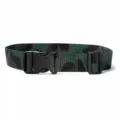 Military camouflage canvas belt for casual daily wear and tactical outdoor sports. - Army Green Camo - Buckle Style