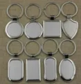 Gepersonaliseerde lege metalen sleutelhangers in verschillende vormen voor logo print. - Blanco Metalen Sleutelhanger