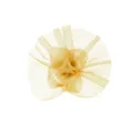 Χρυσό δικτυωτό αξεσουάρ μαλλιών fascinator κομψό τσιμπιδάκι για πάρτι και γάμο - Κίτρινο