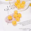 Japanese threaded glass beads loose beads for DIY handmade bracelets and jewelry accessories. - 12mm / Orange