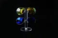 Clear acrylic sunglasses display stand double layer eyewear rack for retail store and home use - 2-Tier / Clear
