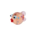Cute pufferfish glass loose bead for DIY bracelet necklace jewelry making handicraft accessories - Pufferfish Glass Beads / 23x16mm