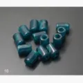 5mm large hole barrel beads acrylic loose beads DIY bracelet accessories imitation amber - 50 Pieces/Pack / Deep Blue-Green