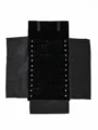Sac de rangement organisateur de bijoux en velours noir pour colliers et bracelets. - 60x30cm / Rouleau à pendentifs en velours noir
