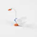 Handmade glass swan figurine, cute animal desktop decoration, car ornament, 30x55x60mm. - Style 4 (30x55x60mm)
