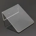 Transparent acrylic earring display stand jewelry organizer for desktop photography props - Rectangle / Clear