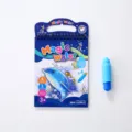 Kinder magisches Wasser Malbuch mit Stift wiederverwendbar Fruherziehung Spielzeug - 3 Unterwasserwelt