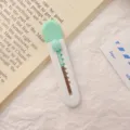 Mini cúter portátil, papelería estética bonita, perfecto para la escuela y los paquetes. - Azul+Blanco