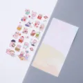 Lindo hoja de pegatinas washi cerdito de dibujos, sticker diario impermeable DIY para niños. - Cerdo de Plata