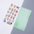 Lindos pegatinas washi de animales de dibujos animados para decoración de diario DIY. - 8 vaquitas lindas