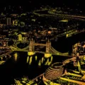 Quadro da grattare notturno fai-da-te con ponte di Londra, regalo creativo per adulti. - Panorama Londra