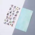 Bonitos pegatinas washi de koala de dibujos animados DIY impermeables para niños - 13 pequeños osos grises