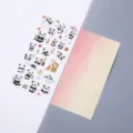 Lindos pegatinas washi panda dibujos animados impermeable DIY diario set para estudiantes niños - Panda 14
