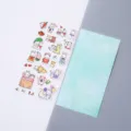 Bonita hoja de pegatinas washi de animales de dibujos animados para diario DIY y papelería. - 16 conejos blancos