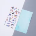 Lindos pegatinas impermeables de tiburón de dibujos animados para diario DIY y papelería. - 17 delfinitos