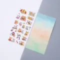 Adhesivos washi de animales de dibujos animados lindos DIY papelería decorativa creativa - 18 ardillas