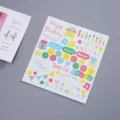 Birthday theme DIY decorative sticker sheet with colorful letters and cute patterns for crafts. - Birthday Blessing