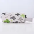 Estuche de lona con lindo patrón de cactus, bolsa de papelería portátil para estudiantes. - Cactus