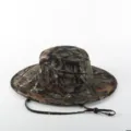 Autumn camouflage sun hat, wide brim bucket hat for outdoor fishing and casual daily wear. - Adults 59-62cm / No.3 Suede