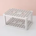 Organizer da scrivania multi-foro per pennelli da trucco e penne in plastica quadrata - Grigio高级