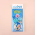 Kinderen magische Spirograph liniaal set, creatief plastic geometrisch teken speelgoed voor kinderen. - Blauw