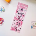 Bonito pegatina guka láser variante, oso y conejo brillante para diario y manualidades creativas DIY. - Oso y conejo dulce y genial