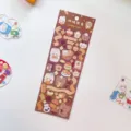 Schattige laser cartoon beren bakken thema sticker vel voor DIY dagboek en decor. - Bakken met beer & konijn