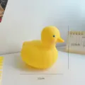 Simpatica lampada da notte in silicone anatra gialla da comodino con taglia compatta. - Papera di gomma