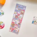 Schattige laser cartoon guka sticker set, decoratieve dagboek scrapbooking benodigdheden. - Zoete wolken