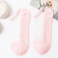 Women spring summer thin lace crystal socks, breathable cotton bottom pink shallow boat socks. - One Size (EU 34-39) / Pink