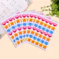 Kids reward stickers kindergarten encouragement star heart sticker pack for students - Go for It (6 Sheets/Pack)