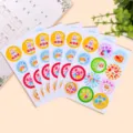 Cute cartoon reward stickers for kids kindergarten classroom encouragement motivational supplies. - Excellent (6 Sheets/Pack)