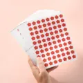 Pegatinas de recompensa para niños hojas de pegatinas de flores rojas escolares - Pequeña Flor Roja / 50 Hojas