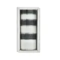 Vintage Lace PET Washi Tape Set Black White Decorative Journaling Craft Scrapbooking - Black and White