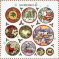 Weihnachten Cartoon Aufkleber Bogen DIY süße Feiertag Tagebuch Dekoration Etiketten Packung - SDCM-02