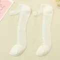 Summer transparent crystal glass silk boat socks, breathable mesh thin women short socks white. - One Size 34-39 / White