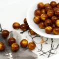 Cat's eye resin beads imitation gold wire loose beads for DIY Buddha bracelet accessories - Red-Brown Gilded