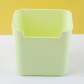 Hellgrüne Kunststoff Schreibtisch Aufbewahrungsbox für Büroartikel und Make-up Organizer. - Grün
