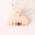 Peine de afeilar corazón rosa cortador flequillo herramienta segura para cortar variante - Naranja