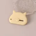 Süßes Mini Katzen Universalmesser tragbarer Pfoten Papierschneider für Schüler Auspacken. - Gelbe Katze