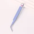 Mignonne pince coubee en acier inoxydable lapin dessin anime pour loisirs creatifs. - Style lapin / Pointe Courbe / Violet