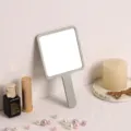 Draagbare vierkante handspiegel compacte make-up spiegel eenvoudige cosmetische spiegel voor u - Vierkante spiegel / Groen