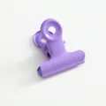 Pinza de papel de metal morado color caramelo, mini clip de papelería para escuela y oficina. - Púrpura