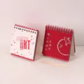 Set de cuaderno de arte para raspar vertical láser DIY con lápiz de madera para niños creativos. - Rojo