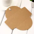 Kraftpapier Umschlag Vintage handgemachte DIY Verpackung Zubehör Vorlage flach Design - Kraftpapier Umschlag (Klein) / Kraftpapier