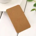 Leere Kraftpapierkarte für handgefertigte DIY-Bastelarbeiten, Retro-Umschlag-Zubehör. - Kleine Karte / Kraftpapier