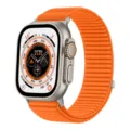 Ersatz Alpine Loop Uhrenarmband für Apple Watch Ultra 1/2/3 und Serie, orange gewebtes Armband. - 38/40/41mm / Orange