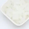 White jade glass bamboo beads for DIY handmade bracelets, hair accessories and ancient jewelry. - 6x12mm Hole Approx 1mm / Pure White