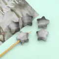 16mm star resin beads grey gradient cat eye design diy handmade jewelry making craft accessories - 16mm (Hole 2.2mm) / Gray