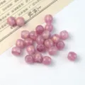 Details of gilded oval large hole loose beads, pink purple barrel shaped DIY jewelry accessories. - 7# Plum Purple